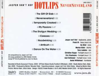 CD Jasper Van't Hof: NeverNeverLand