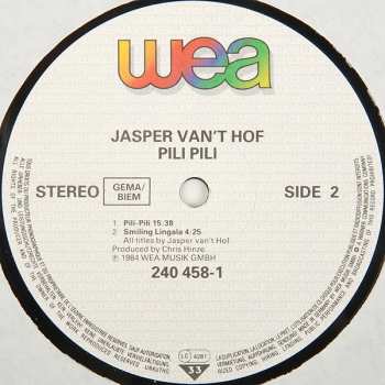 LP Jasper Van't Hof: Pili-Pili