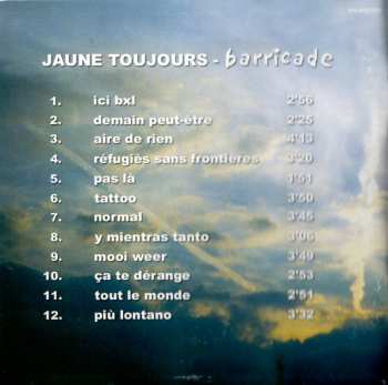 CD Jaune Toujours: Barricade
