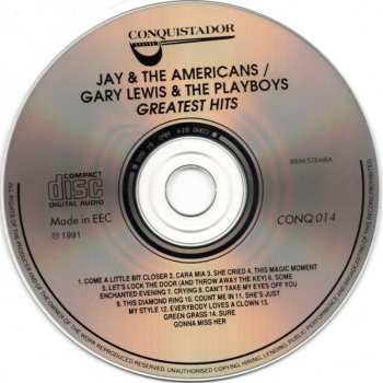 CD Jay & The Americans: Greatest Hits