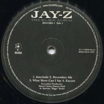 2LP Jay-Z: The Black Album