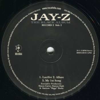 2LP Jay-Z: The Black Album