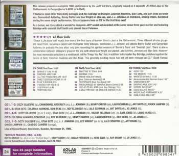 3CD Jazz At The Philharmonic: Complete Live In Stockholm November 21, 1960