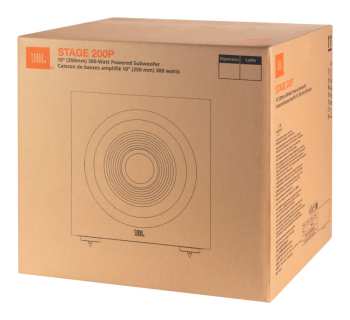 Técnica de áudio JBL Stage 200P - Aktivní Subwoofer, 10", 150 W Rms - černá