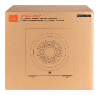 Técnica de áudio JBL Stage 200P - Aktivní Subwoofer, 10", 150 W Rms - černá