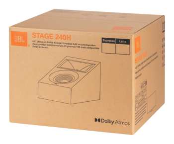 Técnica de áudio JBL Stage 240H - 2-pásmové Dolby Atmos Modulové Reprosoustavy, 4,5" - Bílá