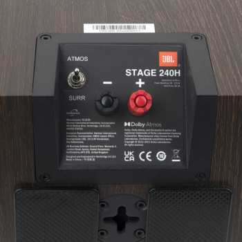 Técnica de áudio JBL Stage 240H - 2-pásmové Dolby Atmos Modulové Reprosoustavy, 4,5" - černá