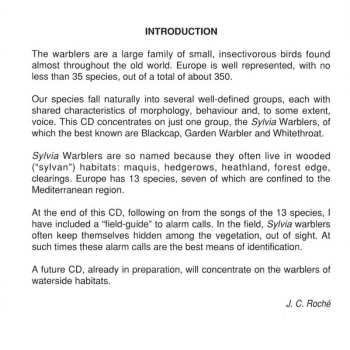 CD Jean C. Roché: Fauvettes "Sylvia" / "Sylvia" Warblers