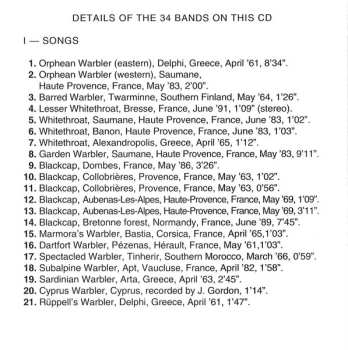 CD Jean C. Roché: Fauvettes "Sylvia" / "Sylvia" Warblers