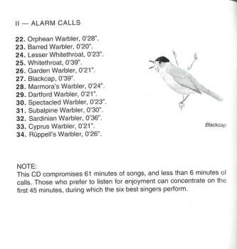 CD Jean C. Roché: Fauvettes "Sylvia" / "Sylvia" Warblers