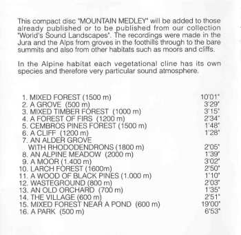 CD Jean C. Roché: Forêts De Montagnes / Mountain Medley