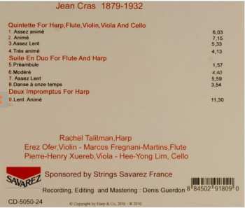 CD Erez Ofer: Jean Cras 1879-1932