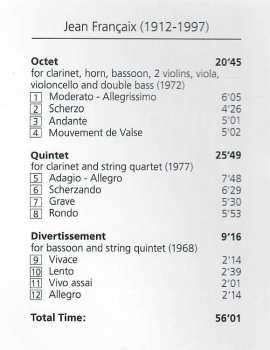 CD Jean Françaix: Chamber Music