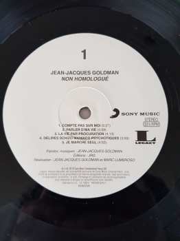2LP Jean-Jacques Goldman: Non Homologué