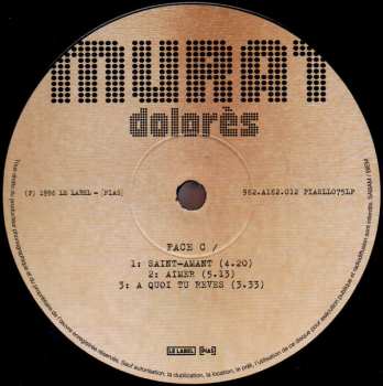2LP Jean-Louis Murat: Dolorès LTD