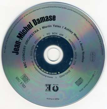 CD Jean-Michel Damase: Symphonie, Piano & Flute Concertos