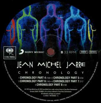 LP Jean-Michel Jarre: Chronology