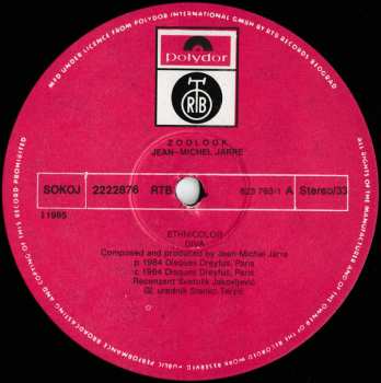 LP Jean-Michel Jarre: Zoolook