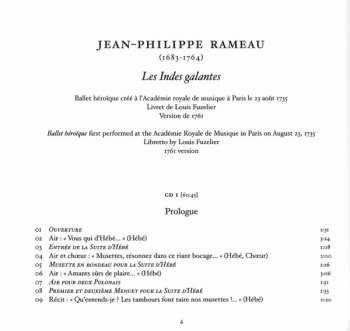 2CD Jean-Philippe Rameau: Les Indes Galantes