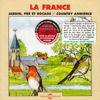 Album Jean-Pierre Picot: La France Vol.1 - Jardin, Pré Et Bocage - Country Ambience