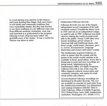 CD Doc Watson: Jean Ritchie And Doc Watson At Folk City