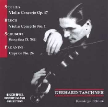CD Jean Sibelius: Gerhard Taschner Spielt Violinkonzerte