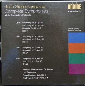 4CD/Caja Jean Sibelius: Sibelius Complete Symphonies • Violin Concerto • Finlandia