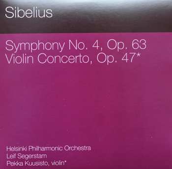 4CD/Caja Jean Sibelius: Sibelius Complete Symphonies • Violin Concerto • Finlandia