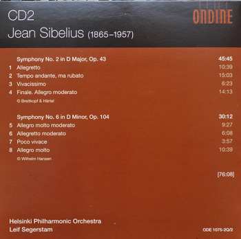 4CD/Caja Jean Sibelius: Sibelius Complete Symphonies • Violin Concerto • Finlandia