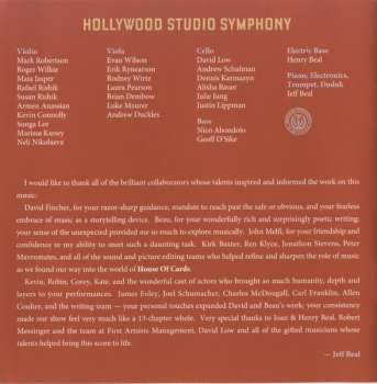 2CD Jeff Beal: House Of Cards