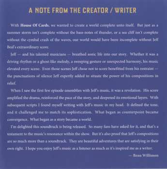 2CD Jeff Beal: House Of Cards