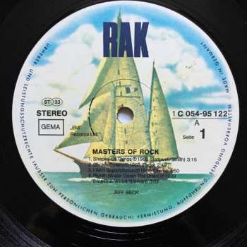 LP Jeff Beck: Masters Of Rock