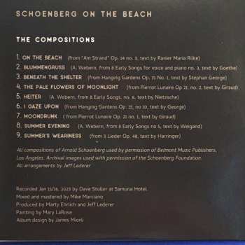 CD Jeff Lederer: Schoenberg On The Beach
