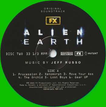 2LP Jeff Russo: Alien: Earth (Original Soundtrack) CLR