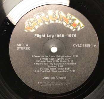 2LP Jefferson Airplane: Flight Log