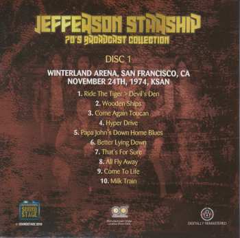 6CD/Caja Jefferson Starship: 70's Broadcast Collection