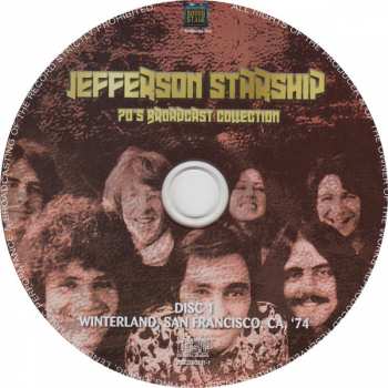 6CD/Caja Jefferson Starship: 70's Broadcast Collection