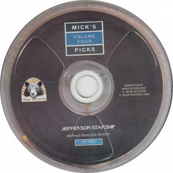 3CD/Caja Jefferson Starship: BB Kings Blues Club Ny 2007 Mick's Picks Volume 4