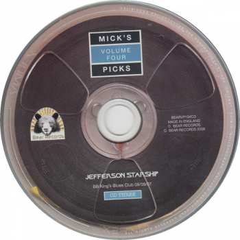 3CD/Caja Jefferson Starship: BB Kings Blues Club Ny 2007 Mick's Picks Volume 4