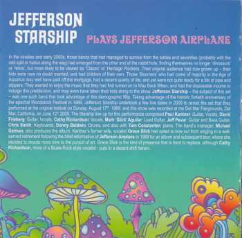 CD Jefferson Starship: Performing Jefferson Airplane At Woodstock - Del Mar Fairgrounds, Del Mar, CA, June 12th, 2009