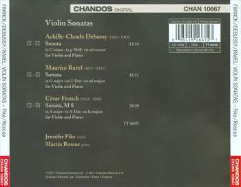 CD César Franck: Jennifer Pike Plays Franck Debussy Ravel