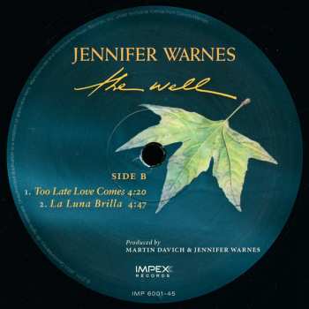 3LP/Caja Jennifer Warnes: The Well LTD