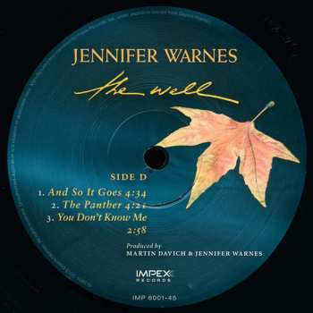 3LP/Caja Jennifer Warnes: The Well LTD