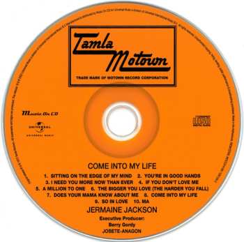 CD Jermaine Jackson: Come Into My Life