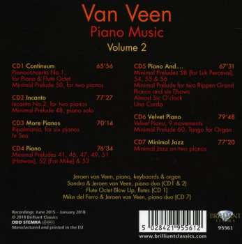 7CD/Caja Jeroen van Veen: Piano Music Volume 2