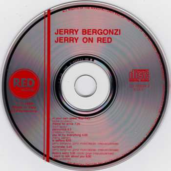 CD Jerry Bergonzi: Jerry On Red