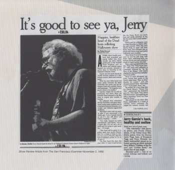 CD The Jerry Garcia Band: GarciaLive : Volume 19 Oakland Coliseum Arena, October 31, 1992 DIGI