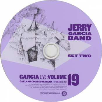 CD The Jerry Garcia Band: GarciaLive : Volume 19 Oakland Coliseum Arena, October 31, 1992 DIGI