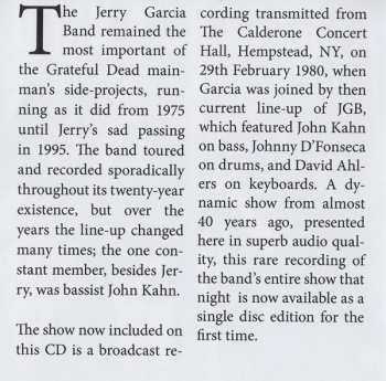 CD The Jerry Garcia Band: Long Island Ice Tea