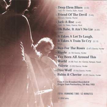 CD Jerry Garcia: Lonesome Prison Blues